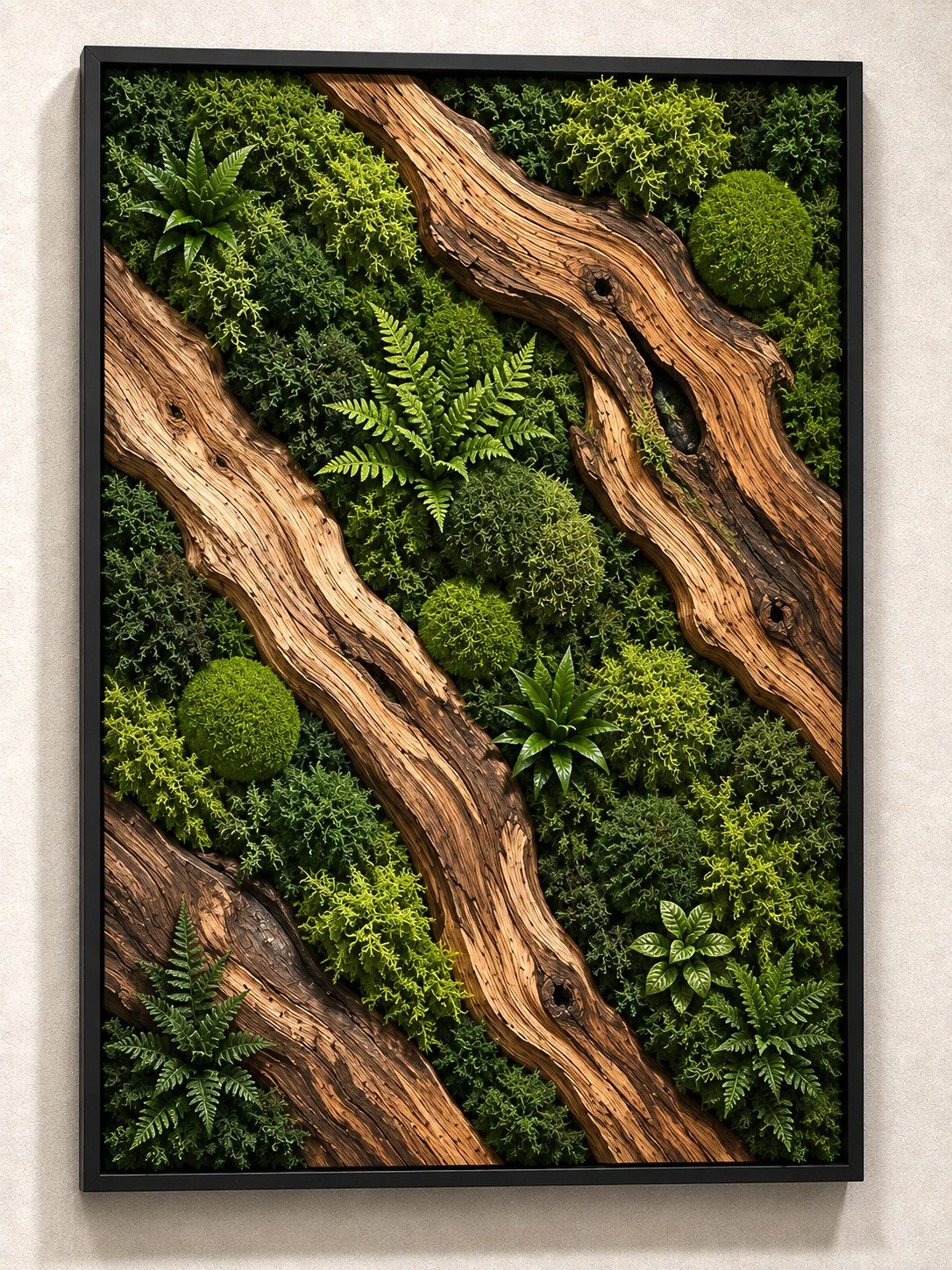 Moss wall art